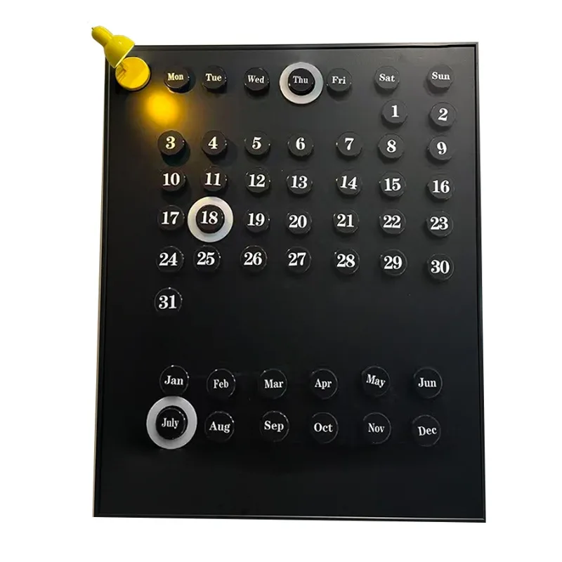 Digital Calendar Circuit Breaker Cover Magnetic Chalkboard for Power Switch Creative Perpetual Calendar Home Decoration Painting