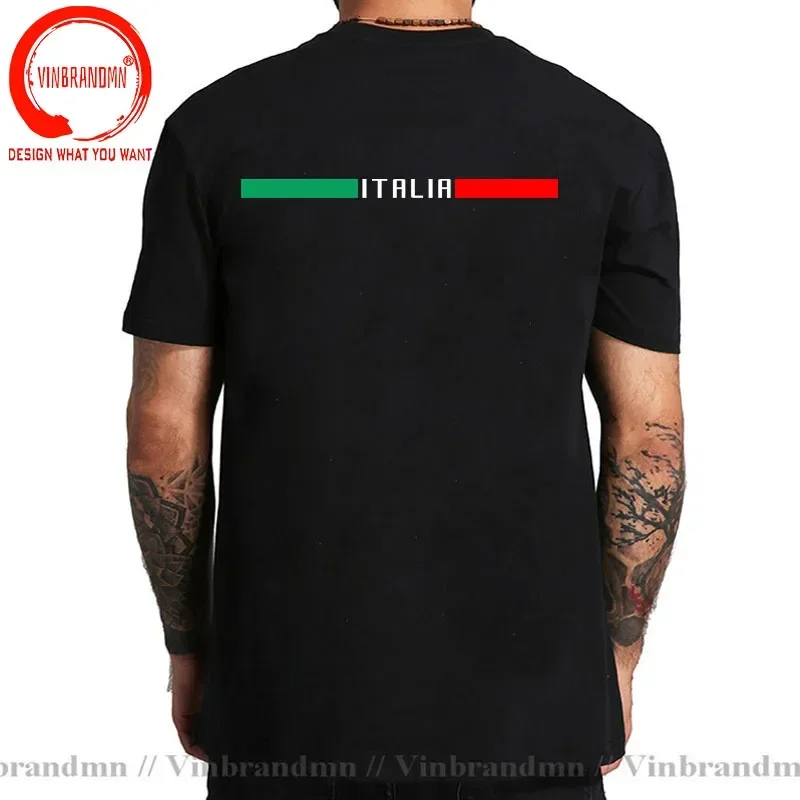 Italia Print T Shirt Men Men's Graphic Design Italy Flag Active T-shirt Casual Comfy Tees Tshirts For Summer Men's Clothing Tops