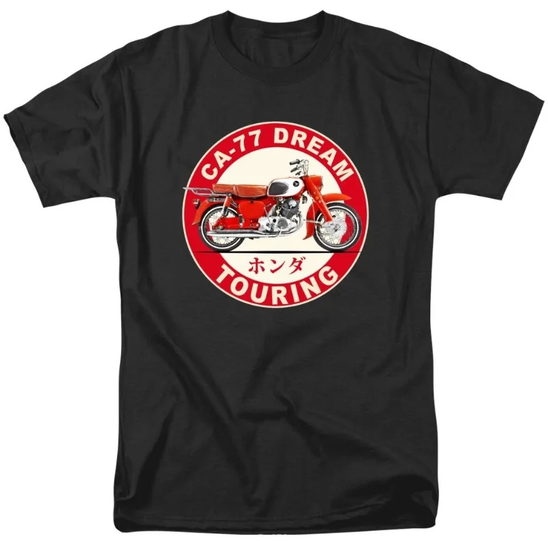 

Мужская и женская футболка Honda, новинка лета, гоночный мотоцикл для любителей бездорожья, топ с короткими рукавами Dream 1964, топ в стиле ретро