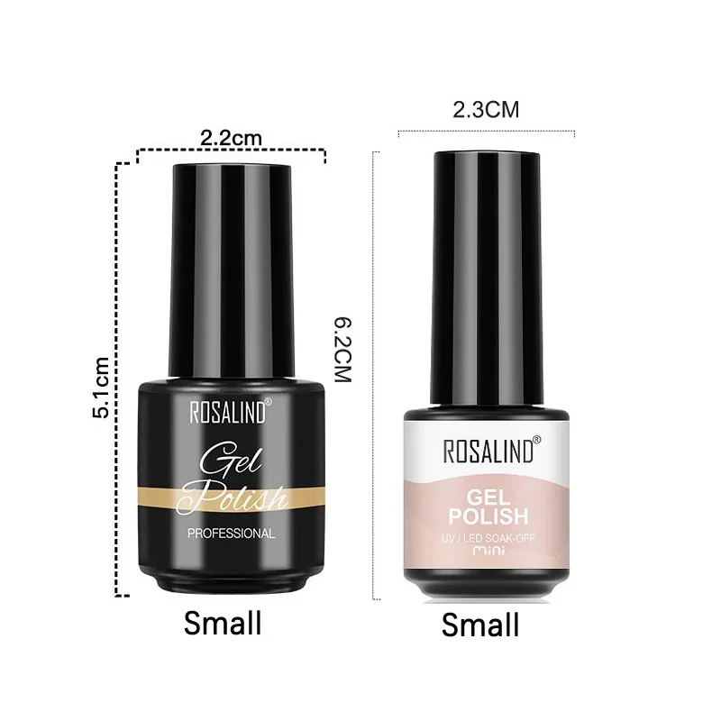 ROSALIND 120 colori smalto per unghie Glitter Shiny Base Gel Top Coat UV LED Gel Nail Art vernice Manicure Gel per unghie Semi permanente