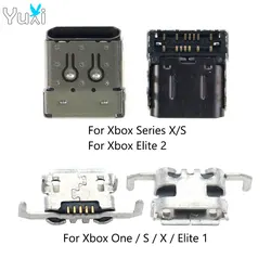 YuXi 1pc Micro USB & Type C Charging Dock Socket Plug Charging Port Connector For Xbox One Series X S Elite 1 2 Controller