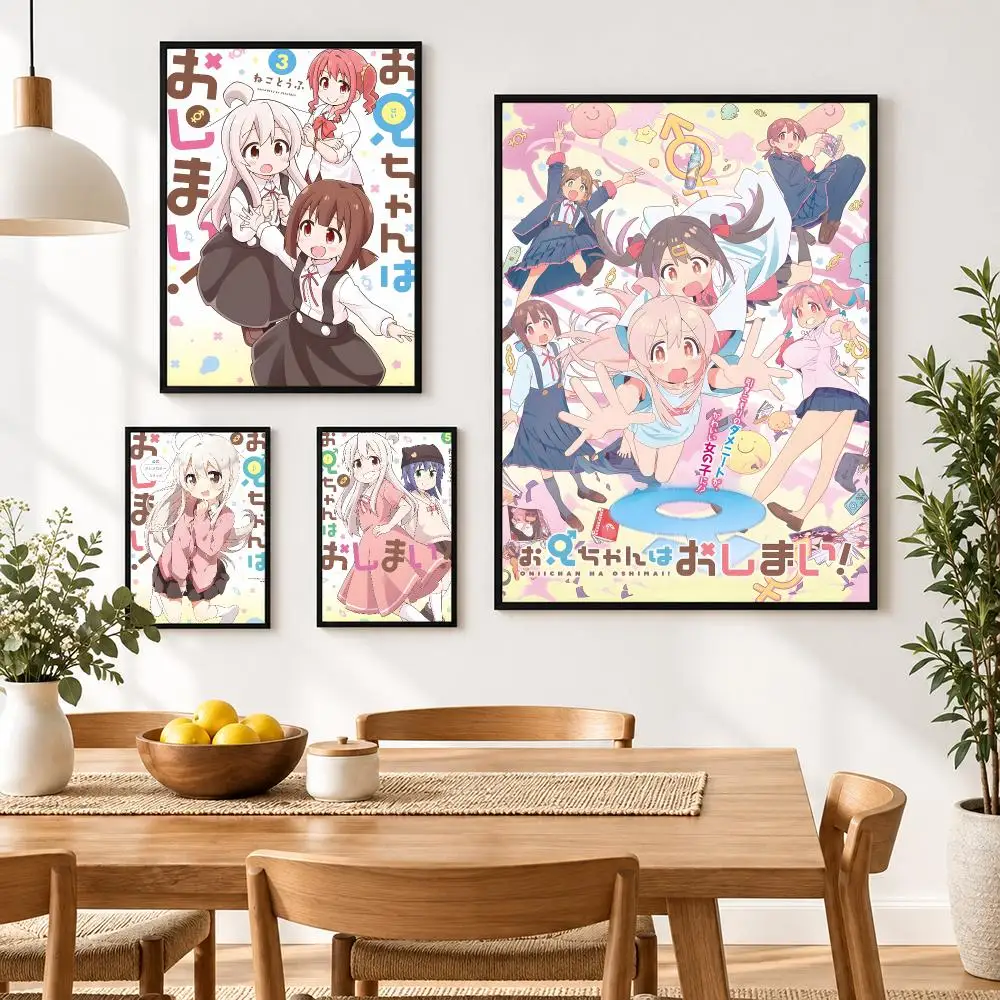 Anime O-onimai Poster Waterproof HD Modern Peel And Stick Wall Decor Living Room Dorm Garage