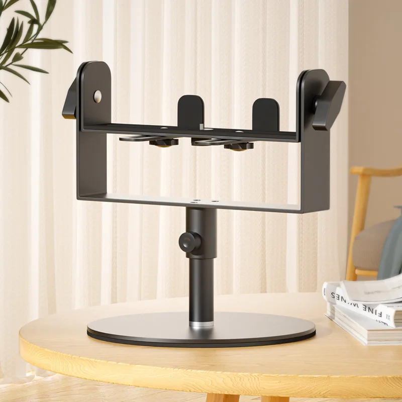 

Projector Bracket 360 Degree Rotating Adjustable Height Mount Aluminum Alloy Home Theater Projectors Stand