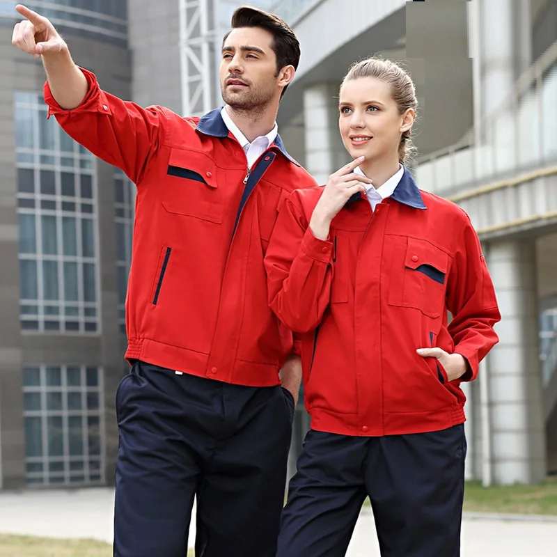 

2023working Clothing Men Women Repairman Coveralls Workmen Uniform Car Workshop Fashion Work Suit Mechanical Workshop Jacket 5xl