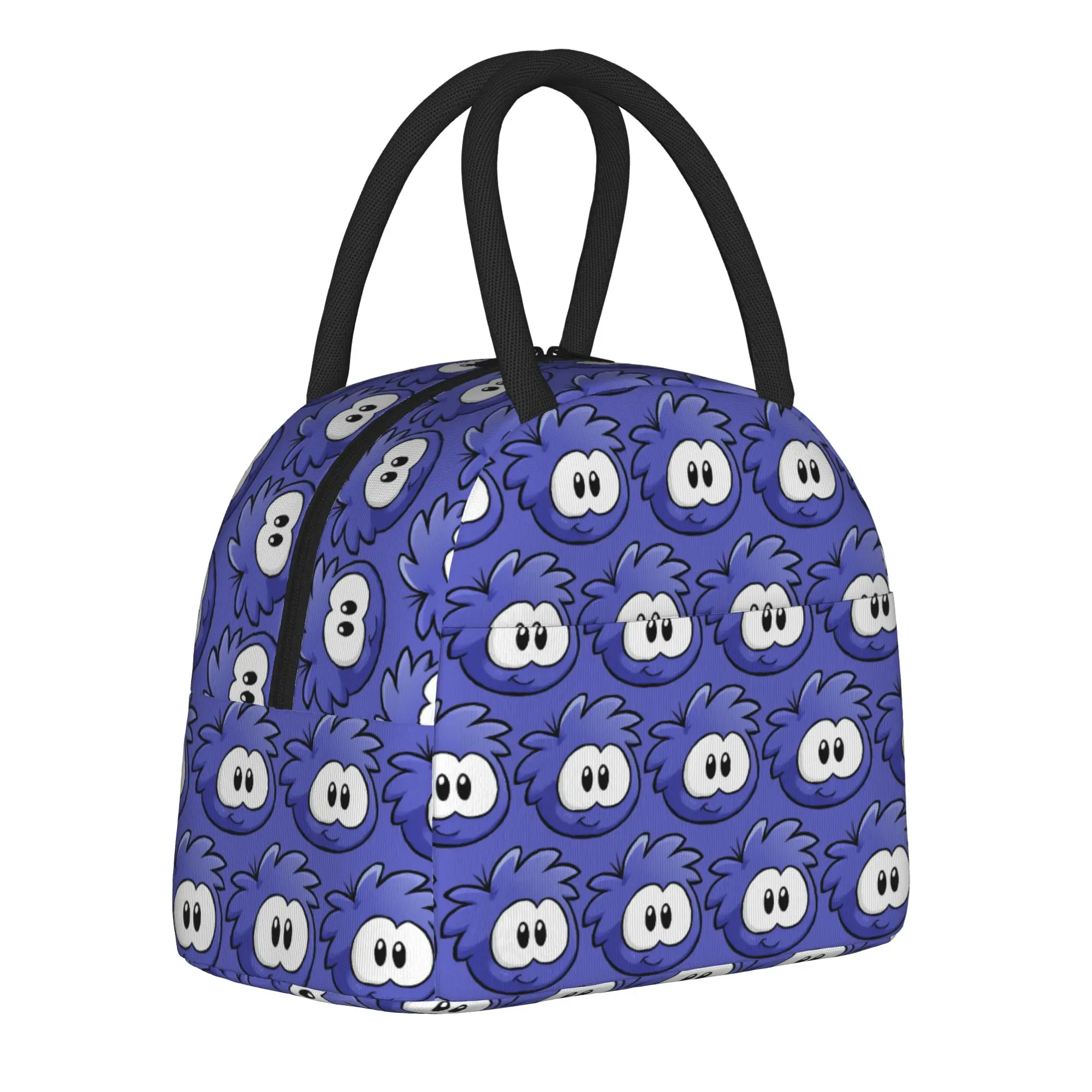 Club Penguin Puffle Insulated Lunch Bag Cooler Bag Reusable,Lunch Container  Large Tote Lunch Box Food Handbags Office  Outdoor