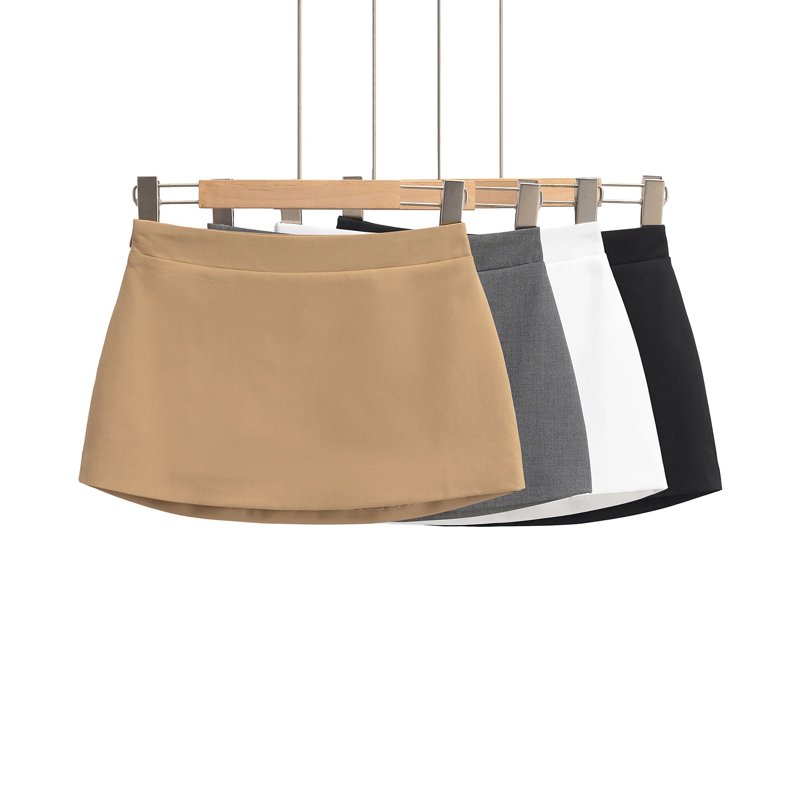 

Summer Black Mini Skirts For Woman Caual Solid Low Waist Mini Skirts Women Cute Skirts Office Lady Short Skirts Preppy Style