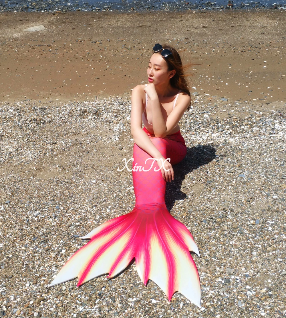 NEW!Big Mermaid Tail Swimsuit for Kids Adults Swimming Mermaid Cosplay Dress Holiday Wear Swim Coach Suit