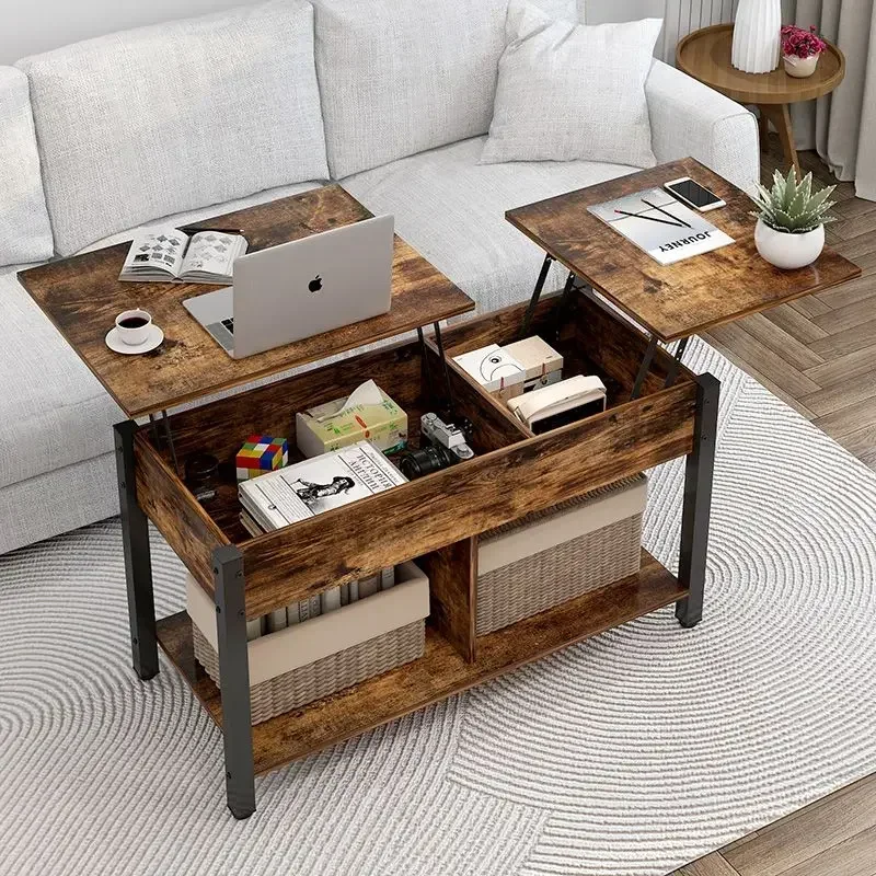 

/Lift Top Coffee Table With LED Lights Charging Station White Lifting Top Central Table With Glass Top Storage