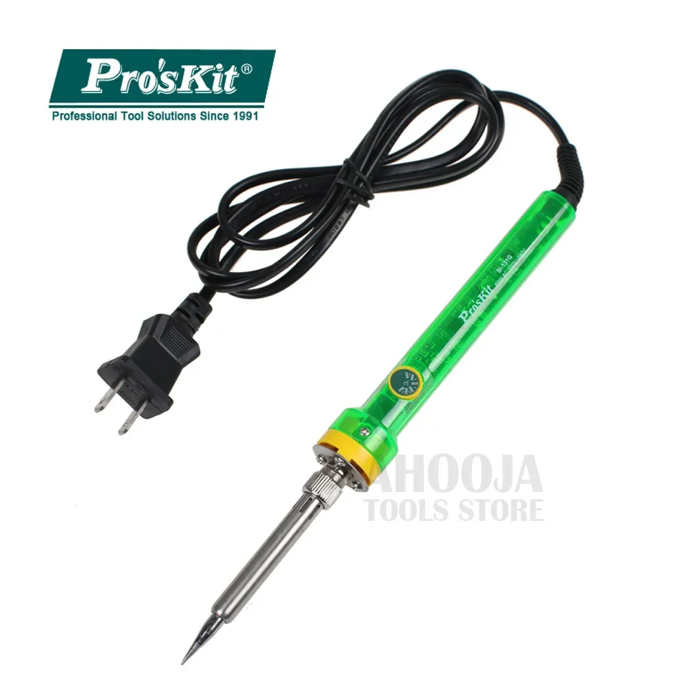 

Pro'skit SI-131G Adjustable Temperature Electric Soldering Iron Welding Solder Rework Station Heat Pencil Welding Repair Tools