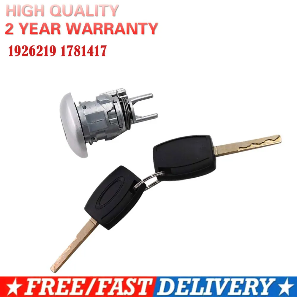 Front Door Lock Cylinder With 2 Key 1926219 1781417 For Ford Transit MK8 /Ford Transit Custom 2012-2019