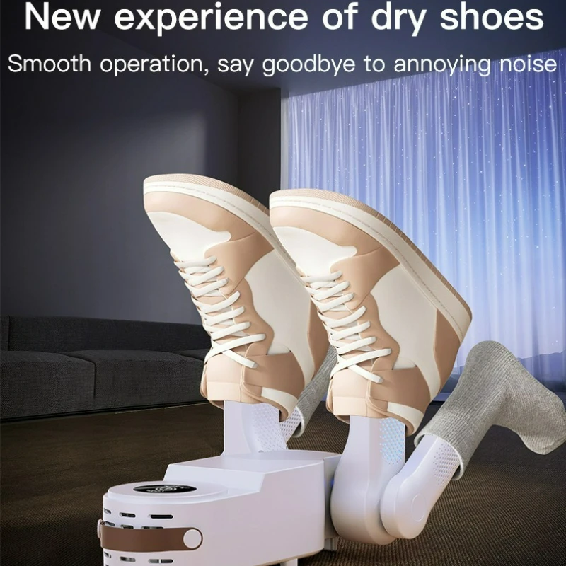 New smart constant temperature shoe dryer, gentle drying without damaging shoes, blue light purification to remove odors