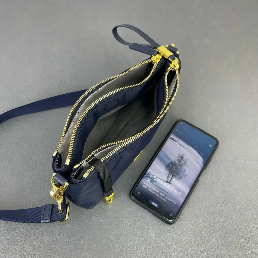 Elegante bolso cruzado para mujer, bolso de hombro ligero de nailon impermeable 196679