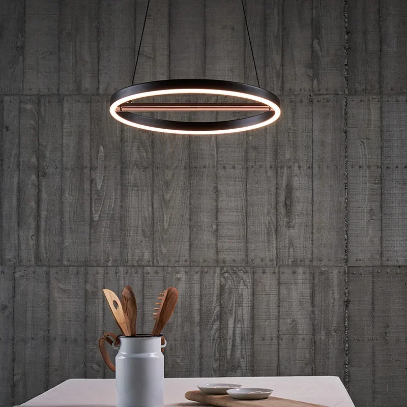 Nordic Circle Creative Studio Chandelier Designer Danish Simple Model Room Exhibition Hall Hotel Front Desk Chandelier