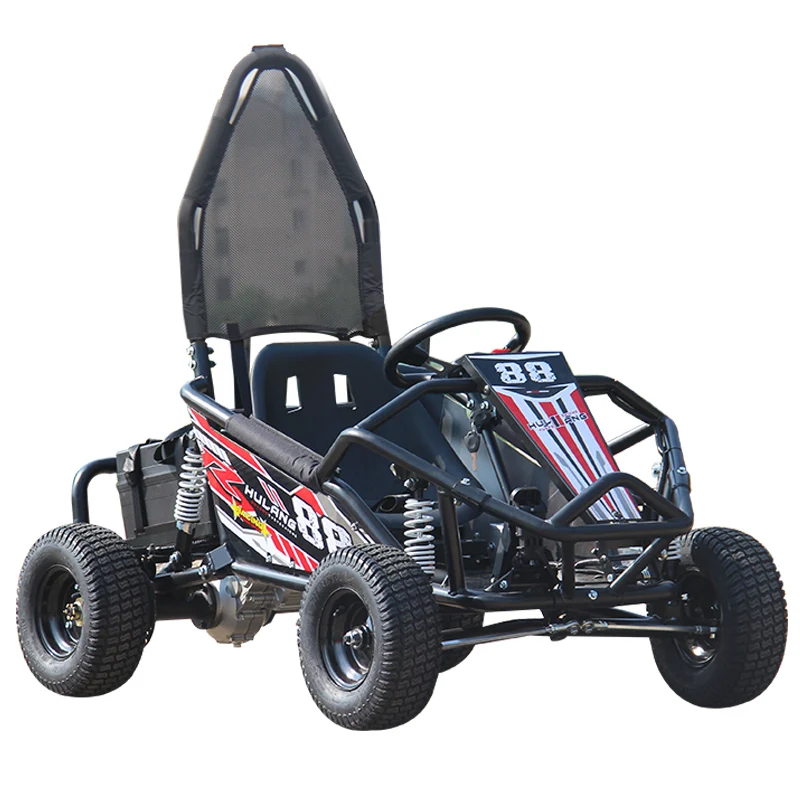 Children's electric kart, four wheel mini beach car, all terrain off-road field drift car, steel pipe field play car