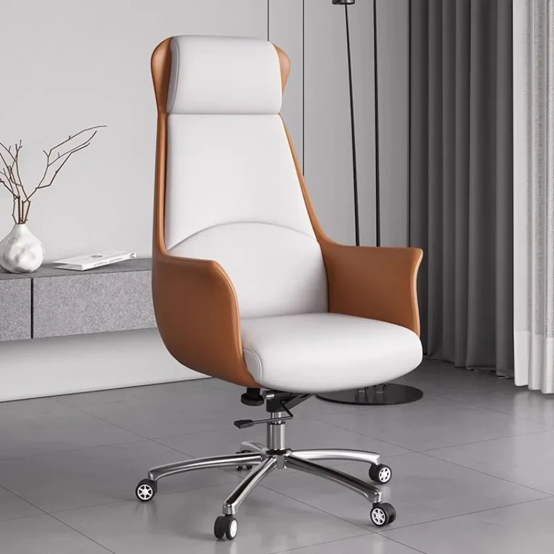

Upholstery Luxury Office Chairs Modern Designer Ergonomic Reclining Office Chairs Comfortable White Cadeira De Escritorio Home
