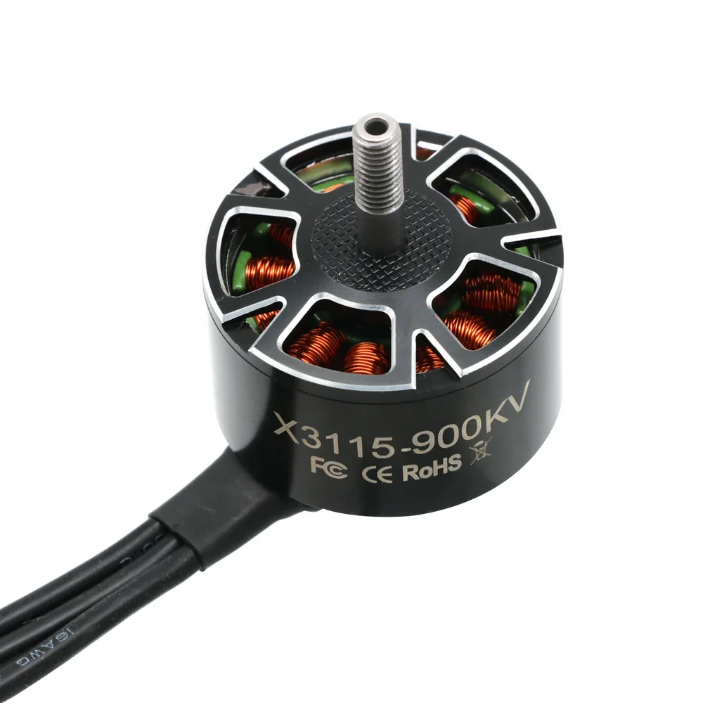 4 szt. Bezszczotkowy silnik UAngel X3115 3115 900KV 1050KV 1200KV 6S do FPV Freestyle 9 cali 10 cali daleki zasięg drony Cinelifter RC