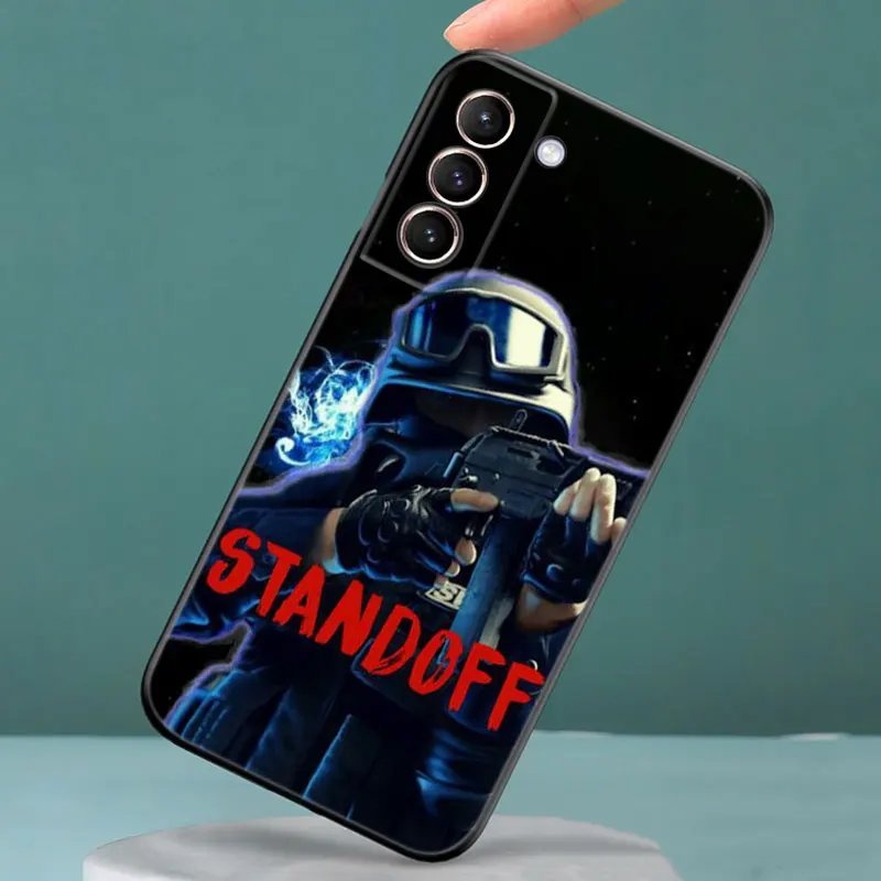 Hot Game STANDOFF-2 Silicone Phone Case For Samsung Galaxy S22 Pro S21 S20 FE Ultra S10 Lite S8 S9 S10E S10 Plus Black Cover