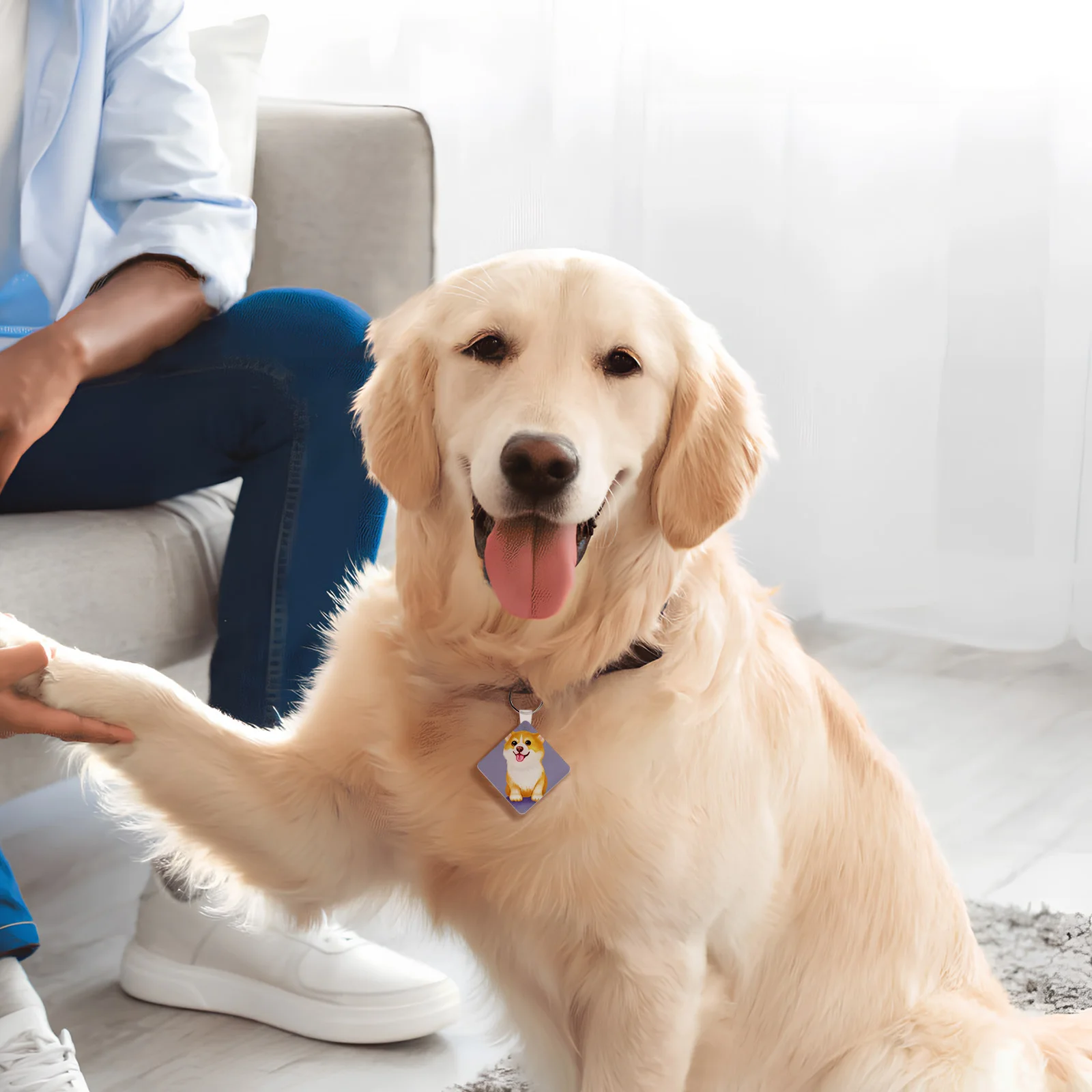 

40 шт., сублимационные брелки, двухсторонние гладкие акриловые брелоки, бирки для DIY, фото, подвески для ключей на заказ, принадлежности для рукоделия