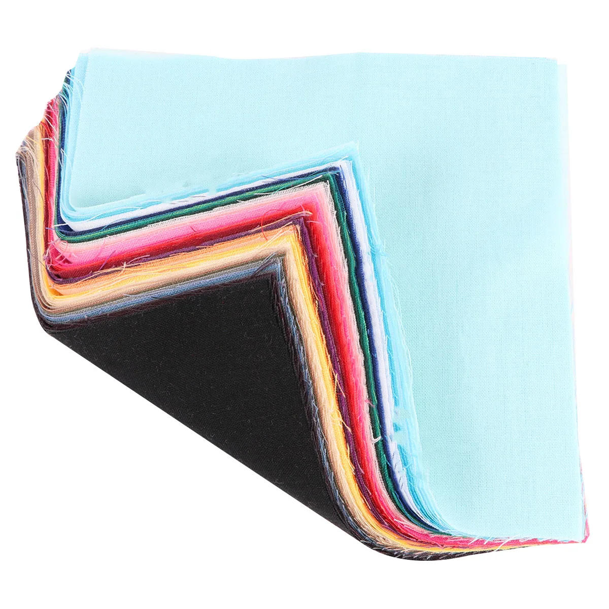 

50 pcs Pure Fabric Durable Cross Stitch Embroidery Cloth H made DIY Supplies Solid Color Embroidery Cloth Patch Sheets