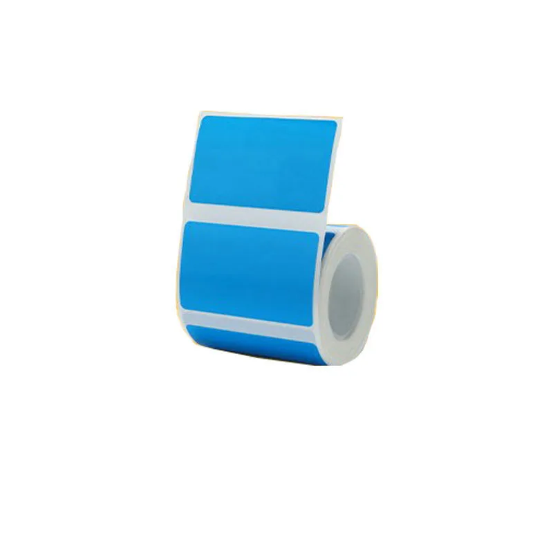 Etykiety termiczne 50x30mm, kolorowe, samoprzylepne, do drukowania, w rolce, trwałe, do użytku domowego, na imiona, kody kreskowe, cenówki. — zdjęcie produktu 7