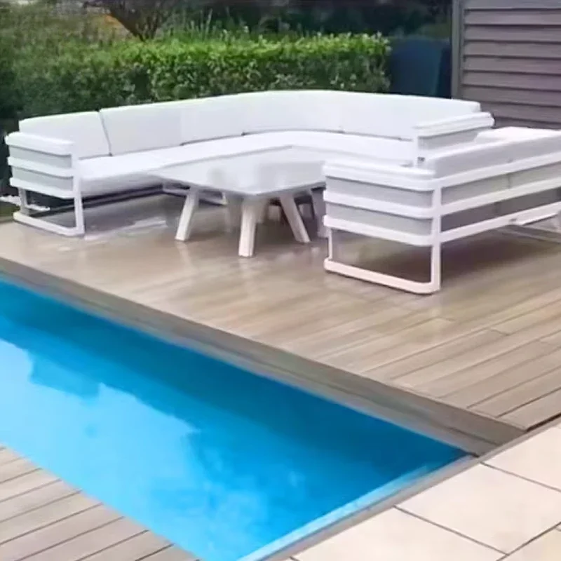 Automatic sliding pool cover Built-in metal strong bearings Durable and sturdy pool cover