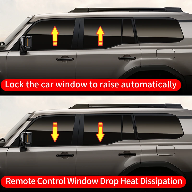 For 2024-2026 Toyota Land Cruiser Prado LC250 250 Window Auto Close Module, One-Touch Controller Switch Car Upgrade Accessories