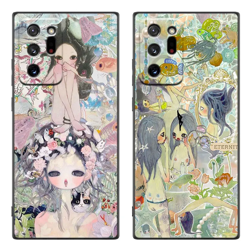 Aya Takano Funky art Case For Samsung Galaxy M14 M54 M53 M34 M33 M52 M51 M32 M11 M12 M13 M21 M23 M30S Note 10 Lite Plus 20 Ultra