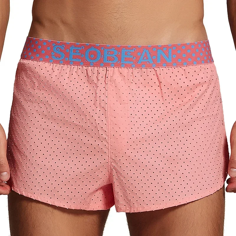Casual Shorts for men Side Fork Button Design Outdoor Aro Pants Mesh Breath Beach Board Shorts Teenager Homewear Jog Gym Trunks