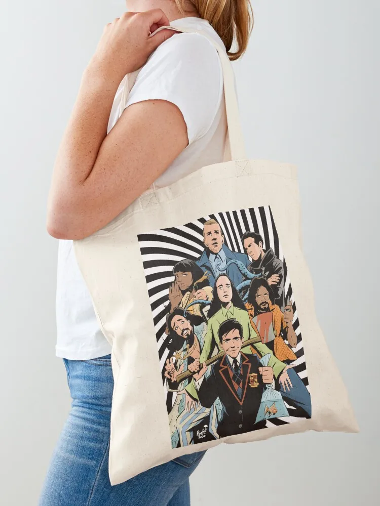 

Сумка-тоут Umbrella Academy, складная сумка для супермаркета, роскошная женская сумка, портативная сумка для покупок