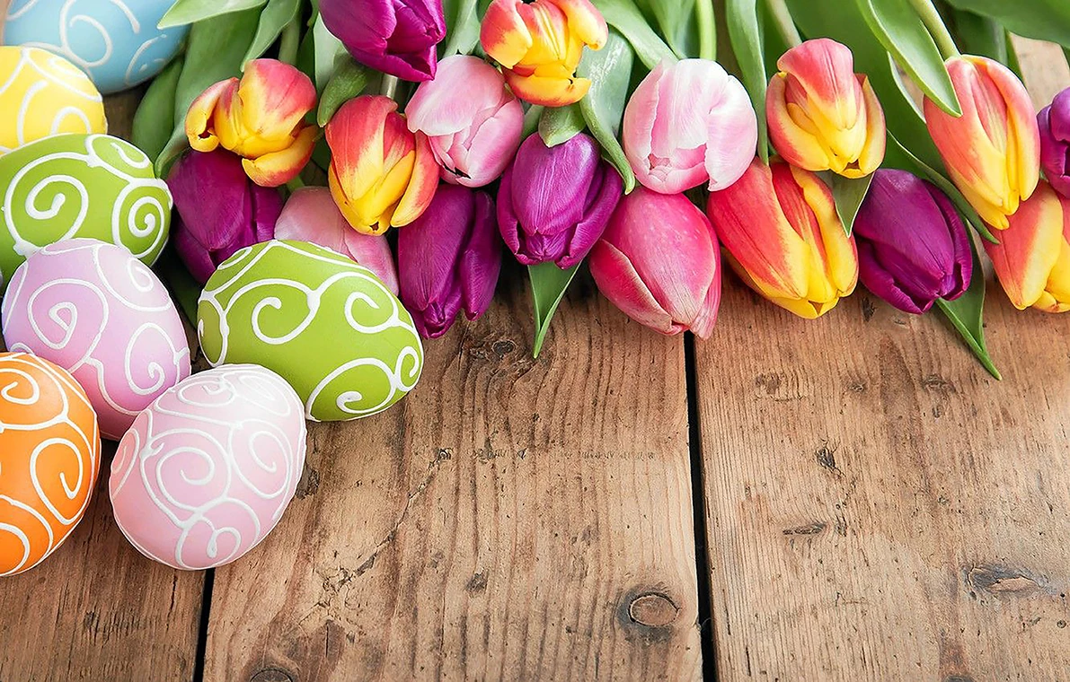 Easter Photographic Eggs Flowers Pattern Spring Backgrounds Wood Boards Basket Studio Banner Backdrops Decoration Supplies Props