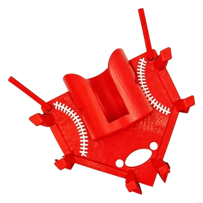 Space Saving Baseball And Softball Equipment Holder Light Weight Softball Equipment Rack Fence Mounted Hanging Holder JOME
