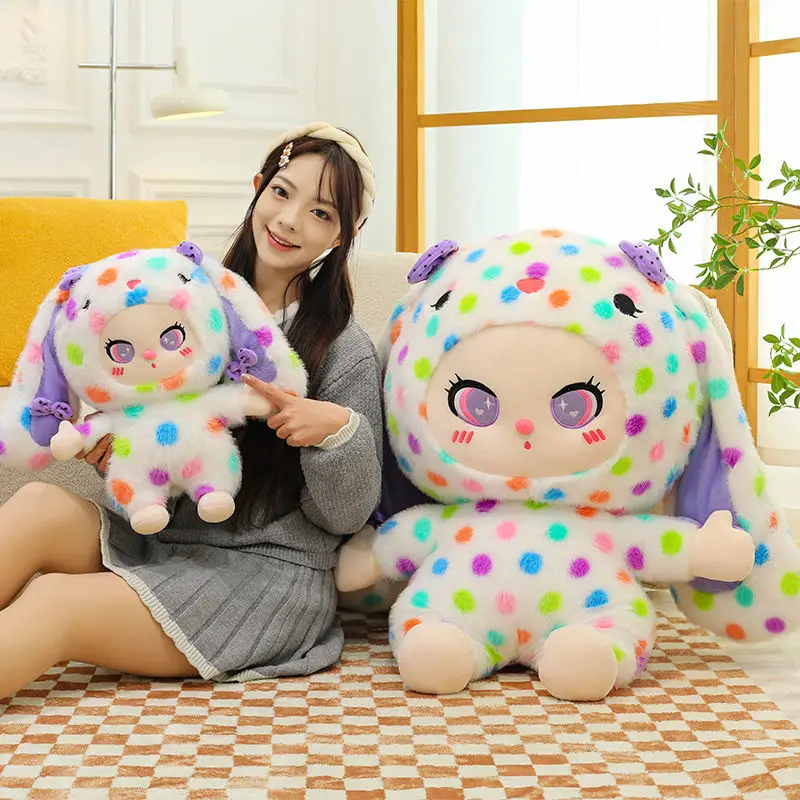 

Baby Three Year Old Liila Dot Cat Plush Series Cute Girl Doll Female Birthday Gift Sleeping Pillow Doll Decor Toy Cartoon Gifts
