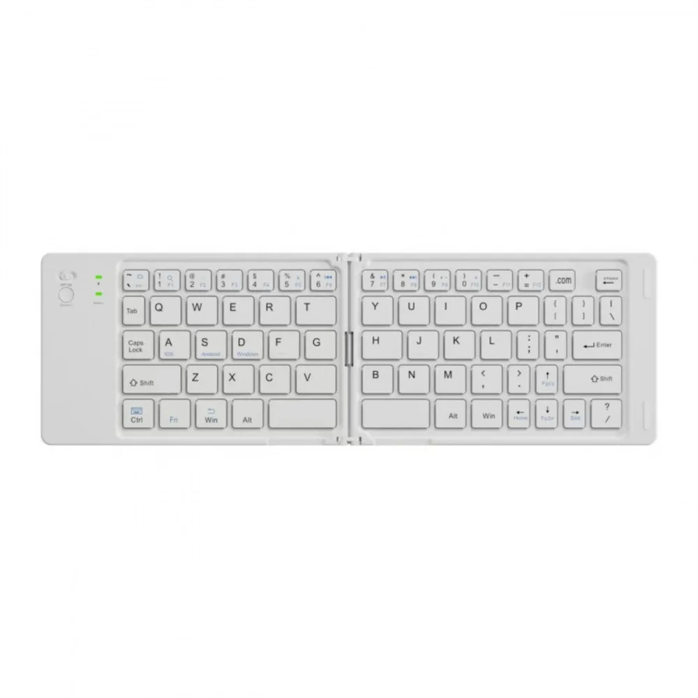 

Fashion Mini Wireless Folding Keyboard Slim Design Rechargeable Bluetooth Keyboard Portable Universal Foldable Keyboard Notebook