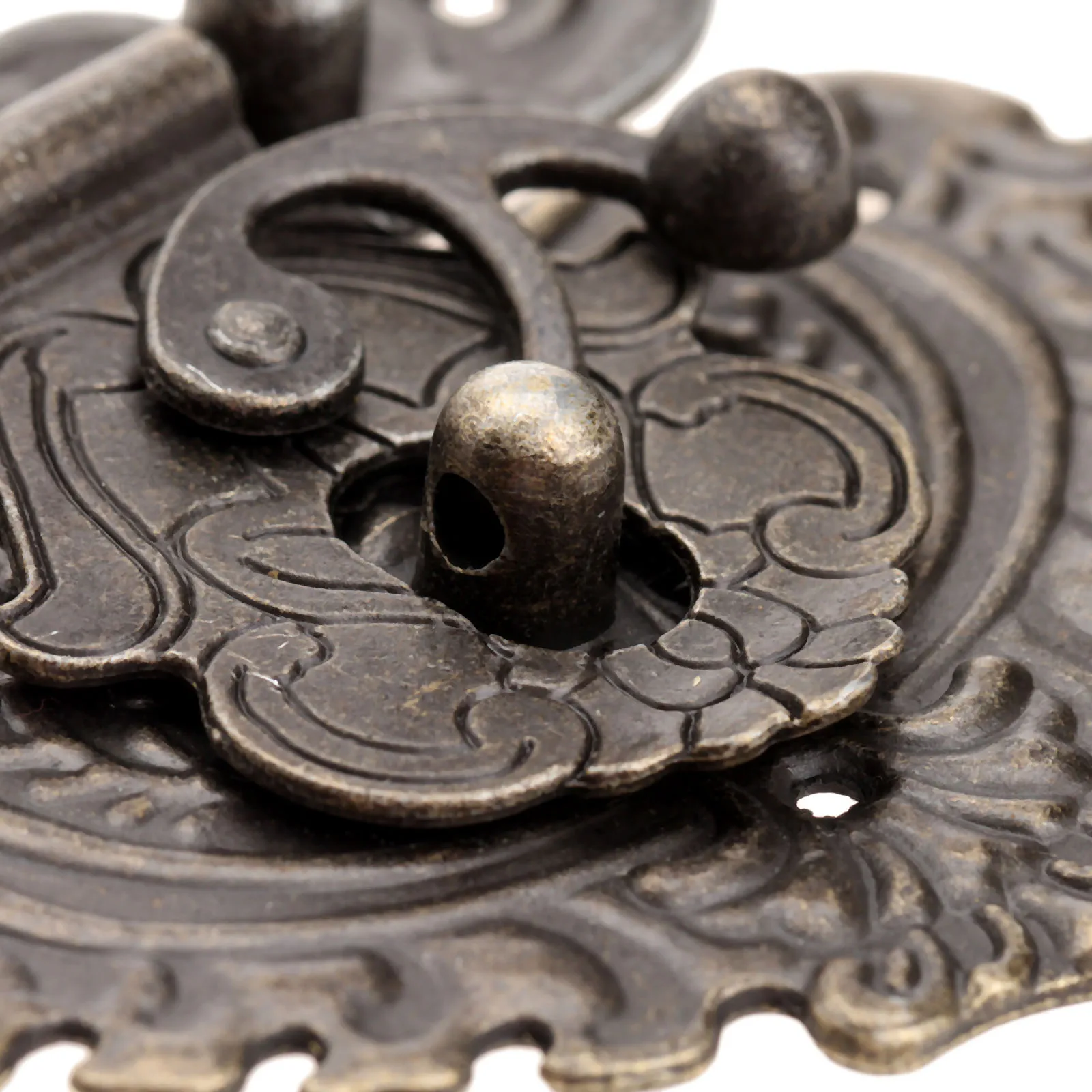 1pc  Vintage Decor Latches Suitcase Buckle Hasp Antique Jewelry Box Gift Box Wooden Wine Cases Hasps Latch