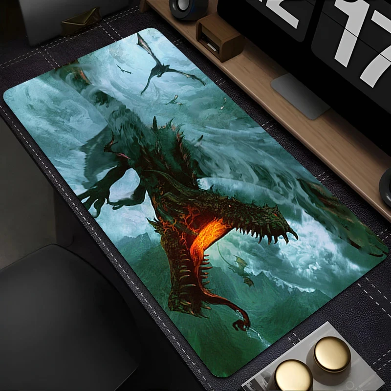 VIKAMA Lord Of The Rings Mouse Pad, Gaming & Office Desk Mat, Non-Slip Keyboard And Laptop Mat, LOTR Themed Rug