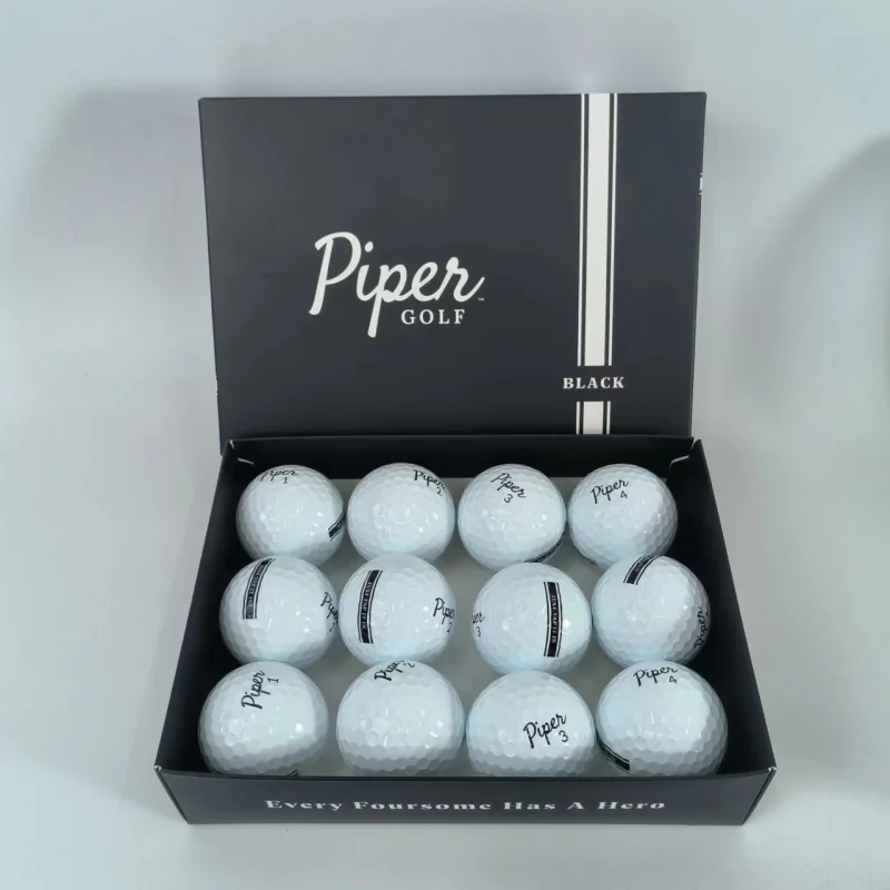 Envío rápido, nueva pelota de Golf de tres capas en caja, pelota de competición de PU, pelota de Golf de uretano duradera