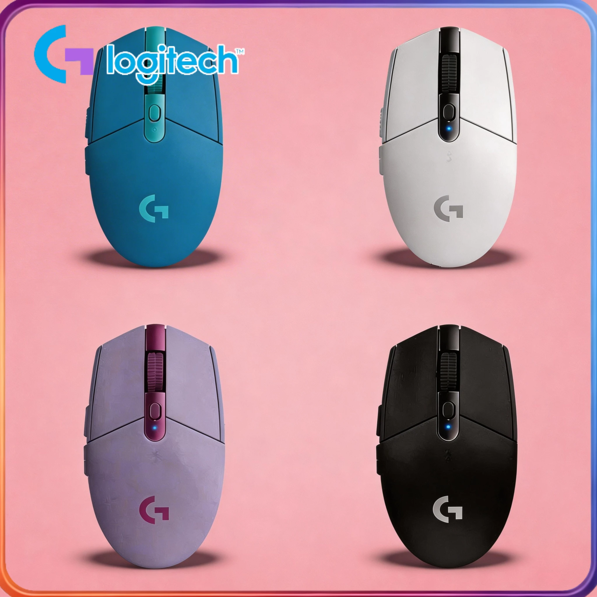 Logitech G305/G304/G402 gaming mouse, HERO 12K sensor, precise control, 250-hour battery life