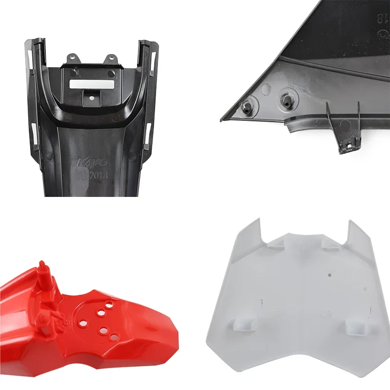 LESQUE Pit Dirt Bike Mudguard Panel Fairing Full Body Cover Number Plate Fender For KAYO TS50 TS 50 CRF50 Motorcycle Accessories