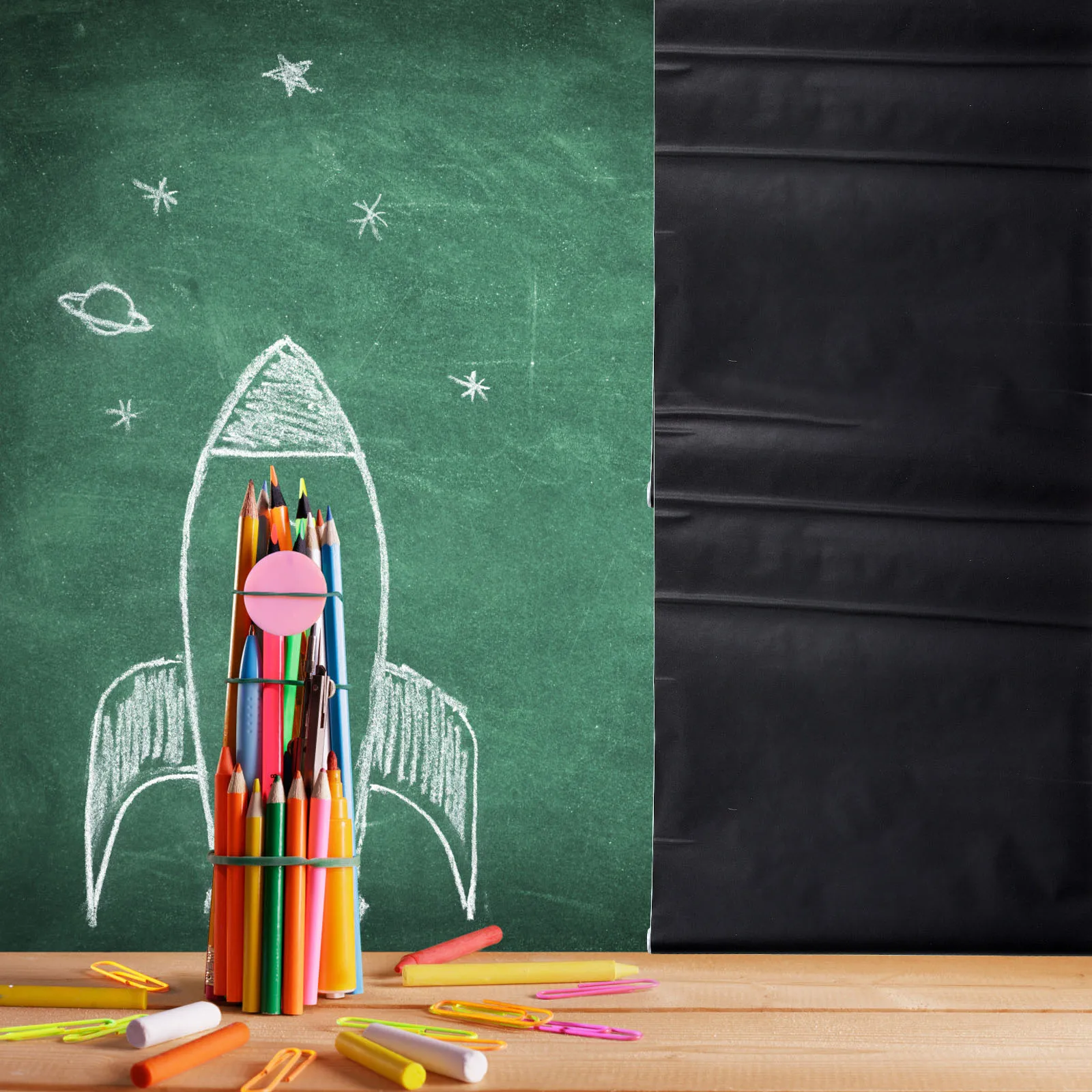 1 Set Erasable Writing Whiteboard Sheet Drawing Sticker Dry Erase Board Wall Decal Home School Classroom Reusable Message