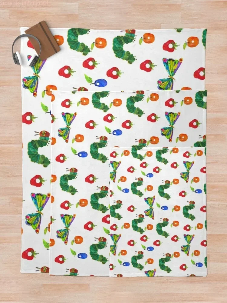 Very hungry caterpillar Pattern Throw Thermal  throw blanket Very cute gift for baby