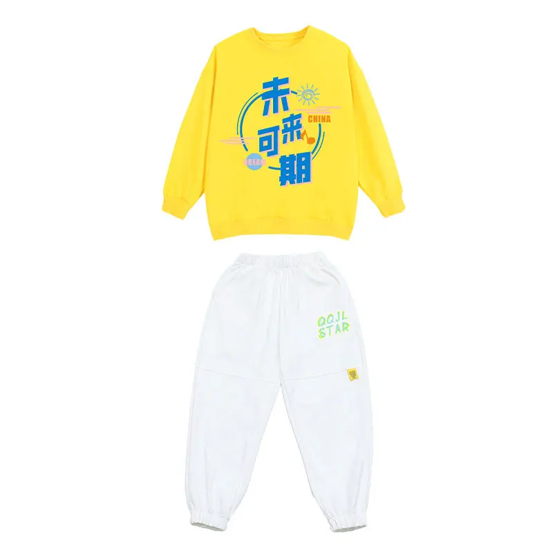 Kinder Performance Kostüm Gruppensets Grundschule Sportbekleidung Herbstkostüme Cheerleading Uniformen Klasse