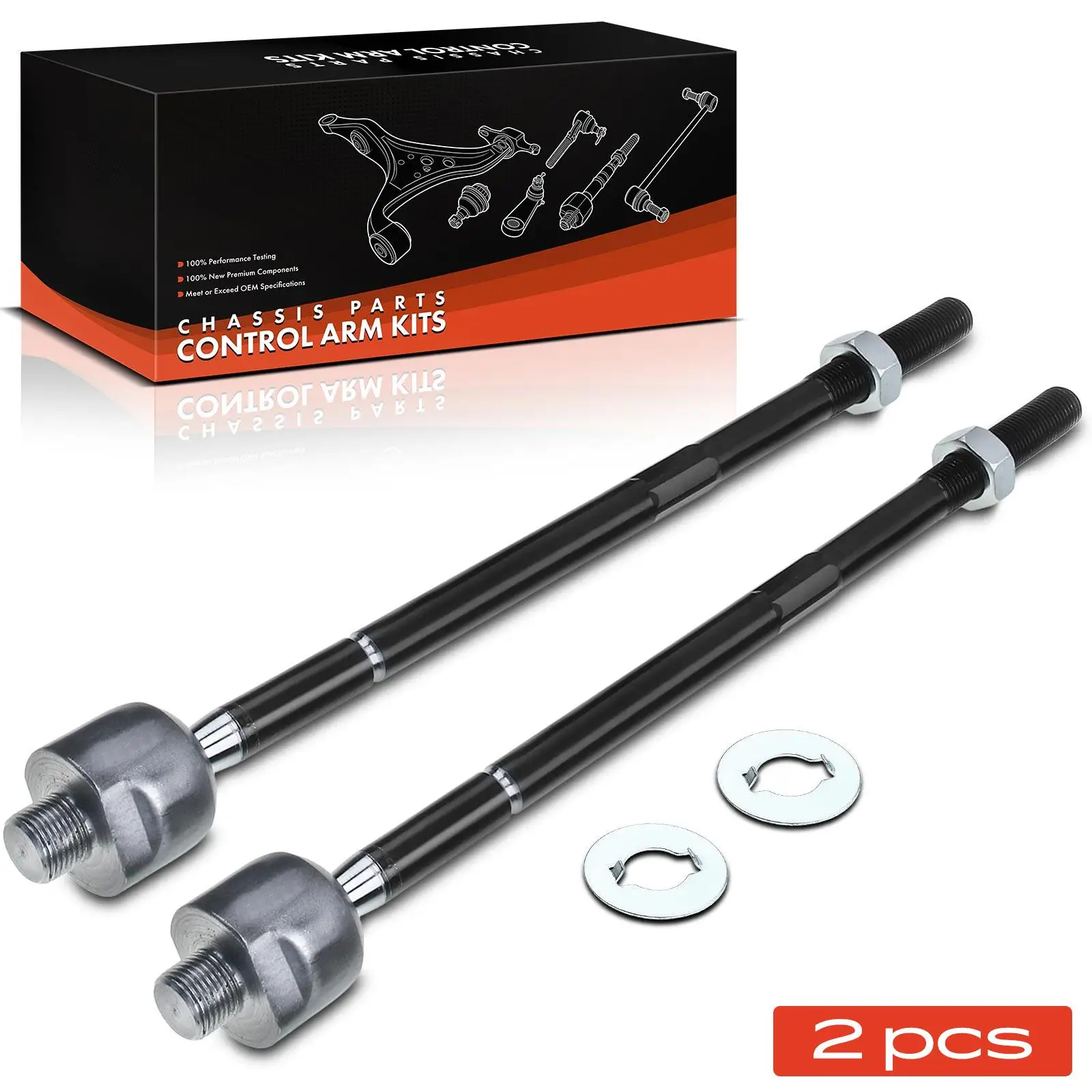 Frankberg 2x trekstang Vooras Links Rechts voor Honda Odyssey RA RA6 RL1 Bj vanaf 2002 53010S0XA01 EV425