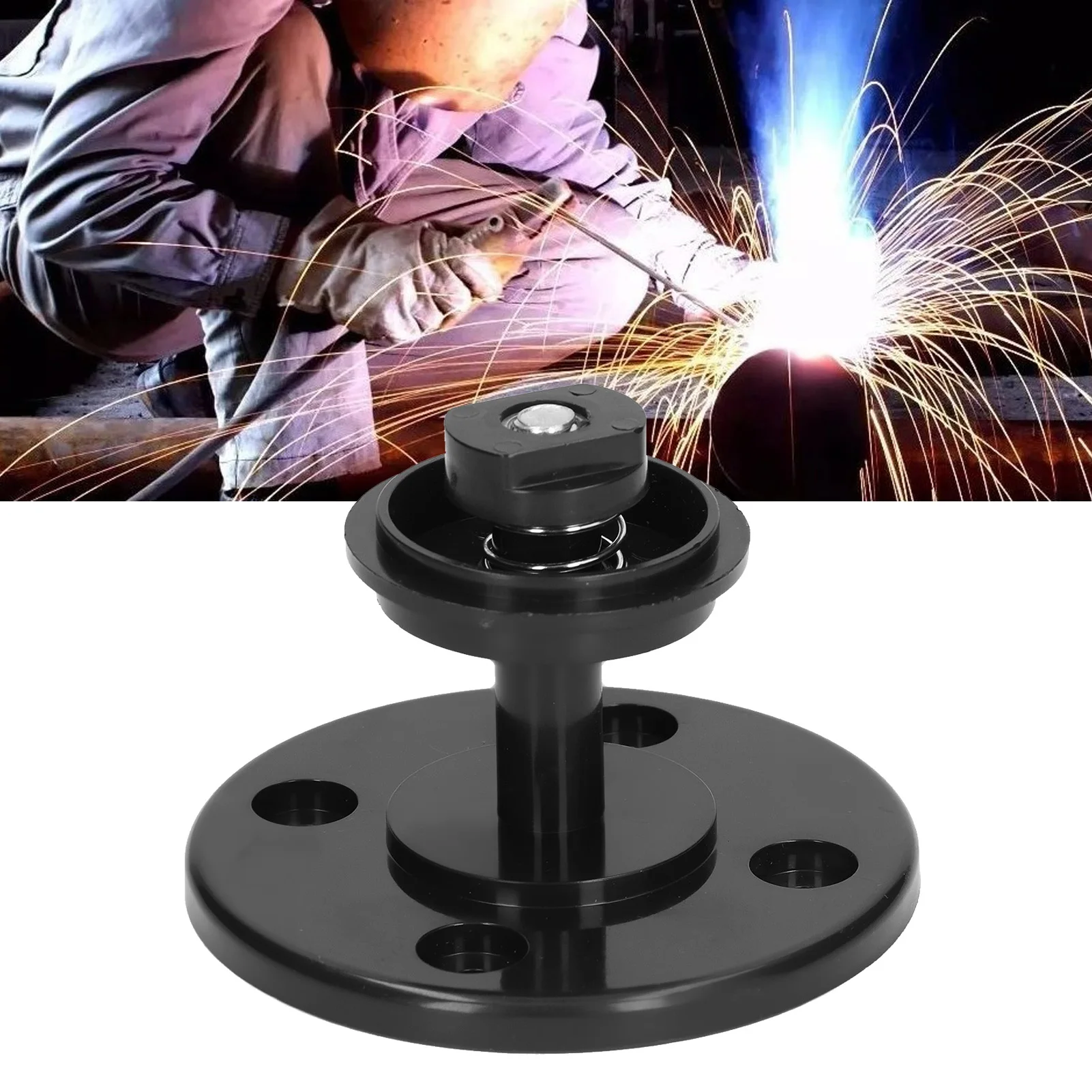 Porta bobina di saldatura regolabile in plastica ABS da 1 kg per bobina di saldatura per bobina di erogatore di saldatura con protezione a gas