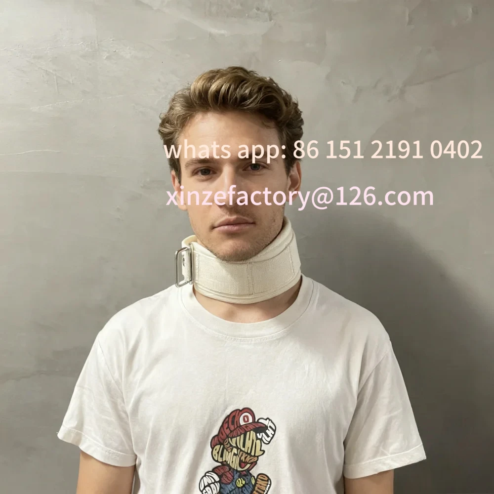 

Customizable magnetico per il collo Correttore posturale per collare cervicale Supporto per il collo in cotone beige