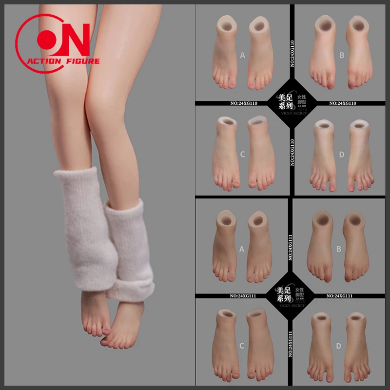 

【2025 Q2】VSTOYS 24XG110 24XG111 1/6 Beautiful Foot Shape Model Accessories Fit 12'' PH TBL Female Soldier Action Figure Body