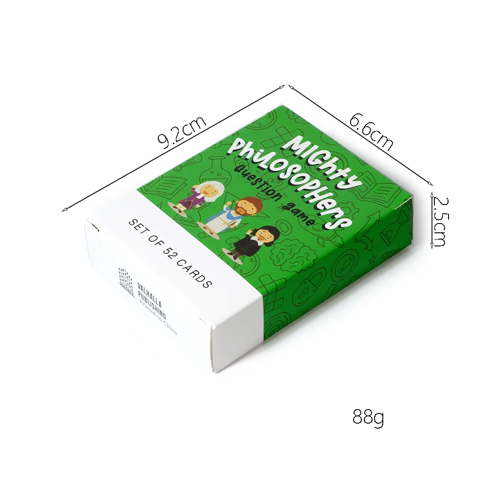 The School of Mindfulness Mighty Philosophers Question Deck Card Game for Children Take Turns Asking and Answering Imaginative