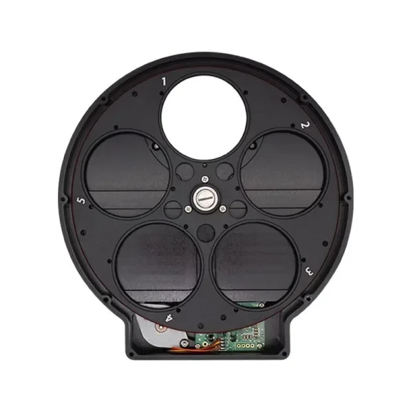7-well 5-well EFW electric filter wheel supports a 2-inch rimmed 50.4mm frameless filter