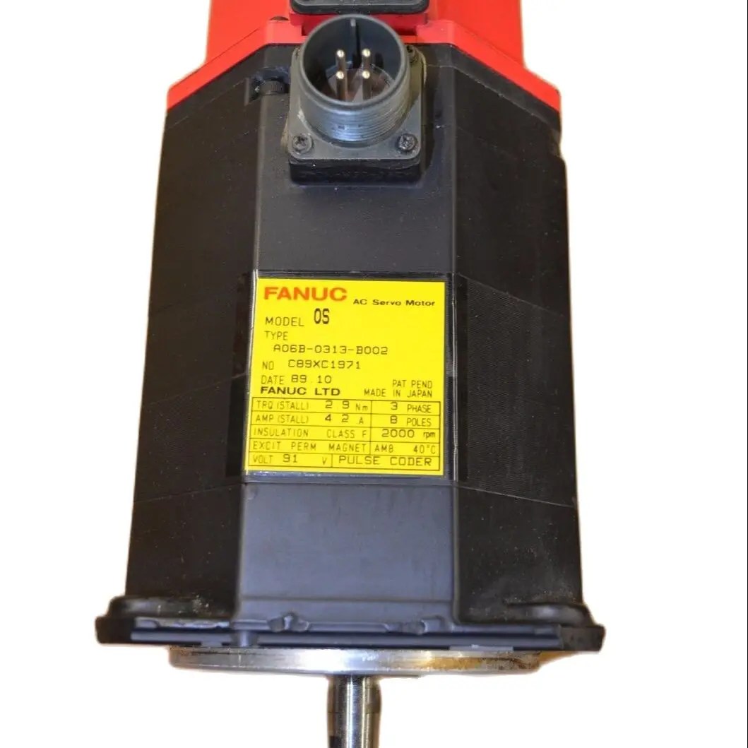 A06B-0313-B002 Fanuc Servo Motor Tested Ok A06B 0313 B002
