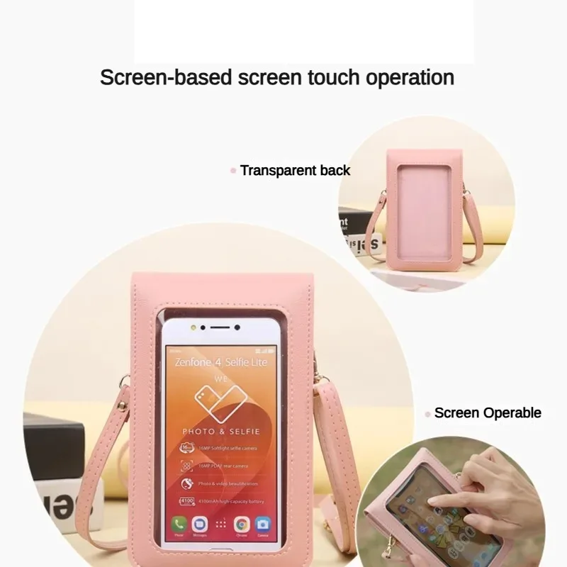 

Luxury Designer Touchscreen Mobile Phone Bag For Women Mini Printed Single-Shoulder Crossbody for Girls Designer Handbag