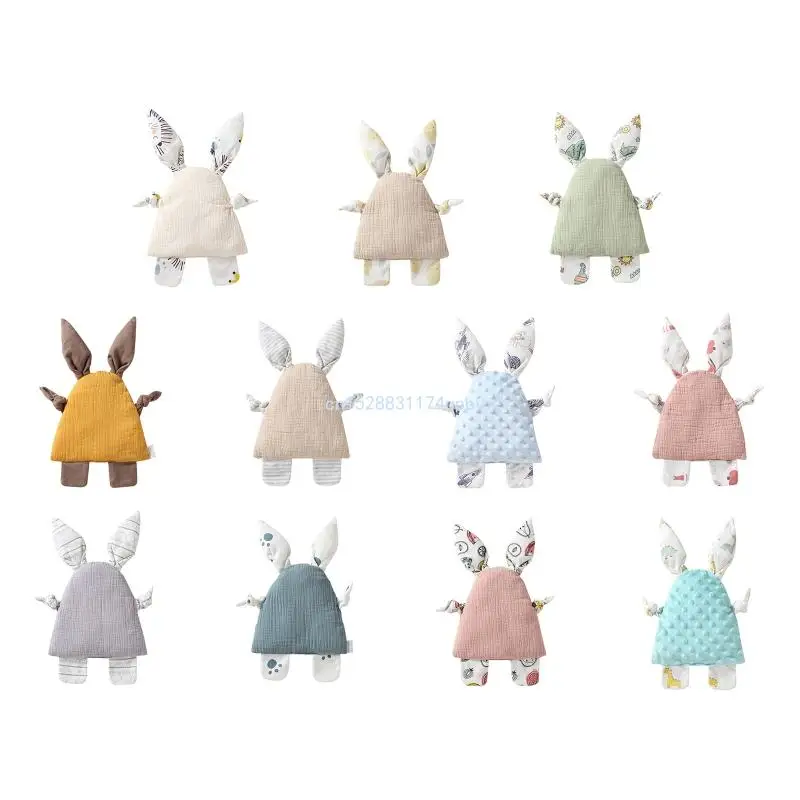 

Comforter Bib Burp Cloth Soother Towel Neck Scarf Baby Bunny Teether Shower Gift Dropship